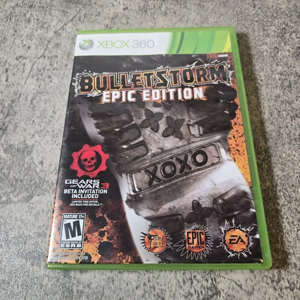 Bulletstorm -- Epic Edition (Microsoft Xbox 360, 2011) Cib Tested